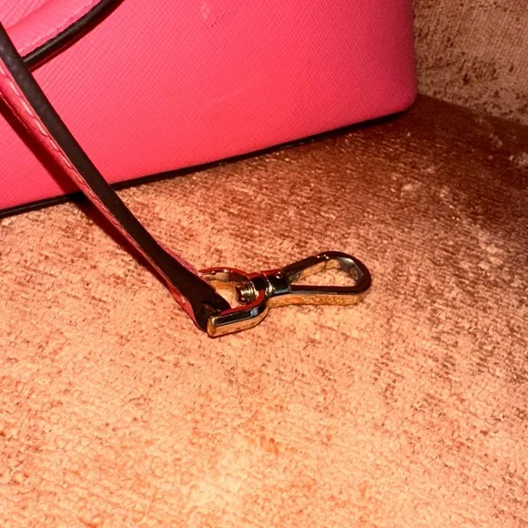 Kate Spade Payton Medium Dome Satchel in Garden Pink Saffiano Leather - Picture 4 of 14